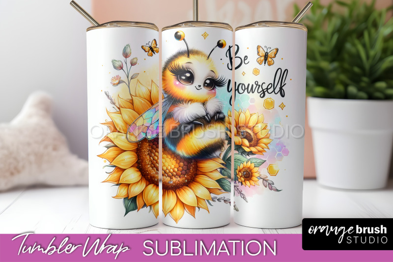 bee-tumbler-wrap-inspirational-quote-tumbler-sublimation