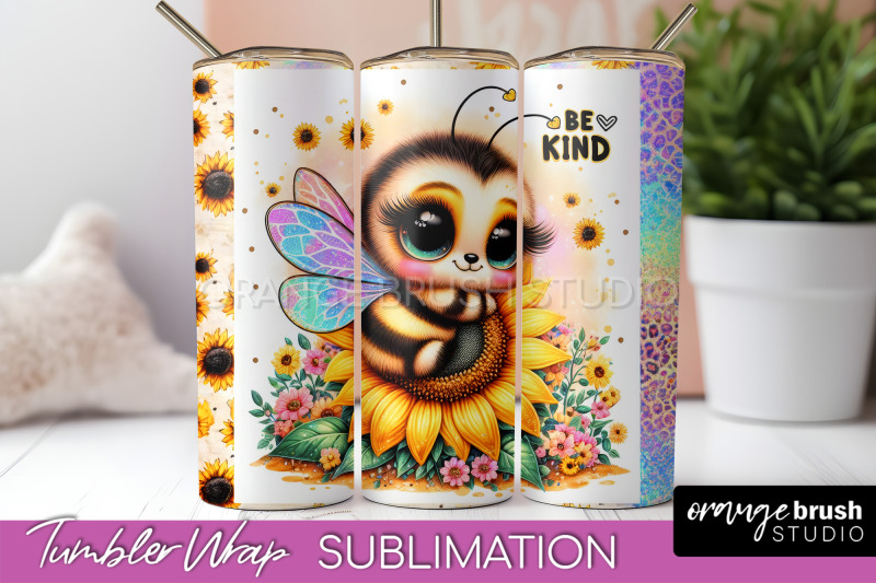 bee-tumbler-wrap-inspirational-quote-tumbler-sublimation