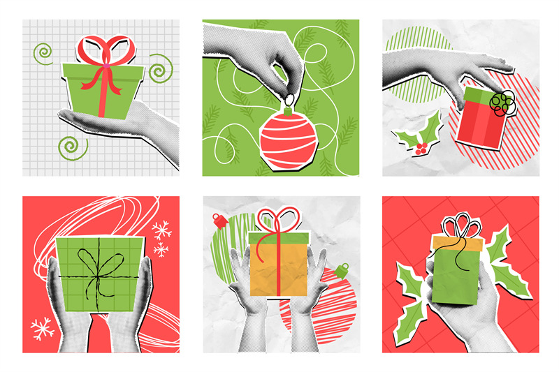 christmas-gifts-in-hands-halftone-hand-holding-wrapped-gift-box-for-w