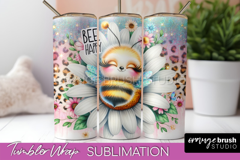 bee-tumbler-wrap-inspirational-quote-tumbler-sublimation