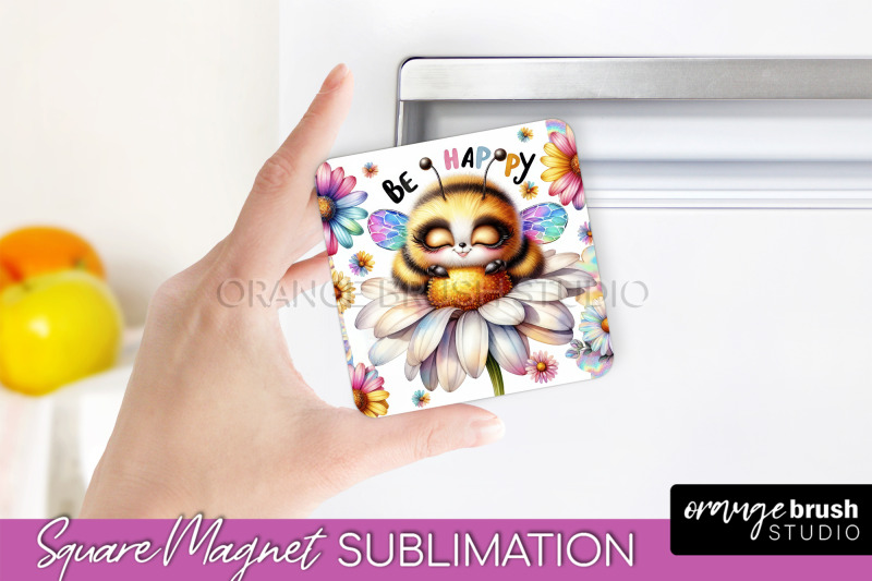 bee-magnet-sublimation-cute-bee-quote-magnet-design