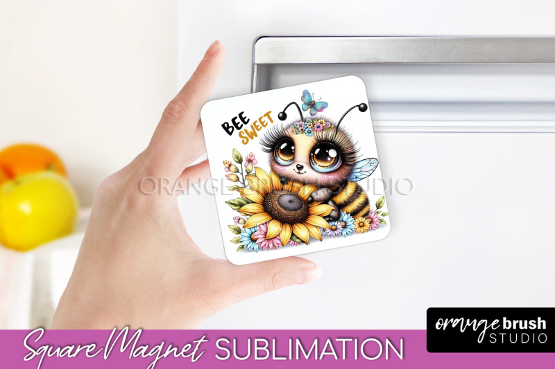 bee-magnet-sublimation-cute-bee-quote-magnet-design