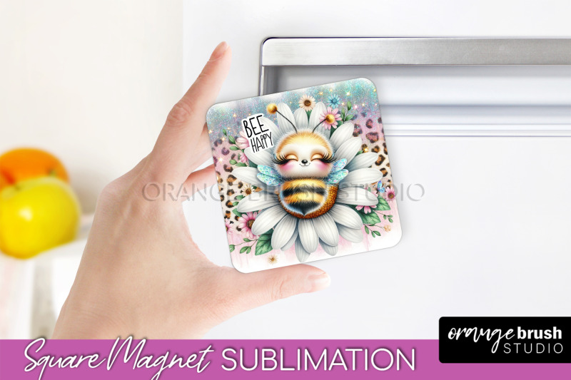 bee-magnet-sublimation-cute-bee-quote-magnet-design