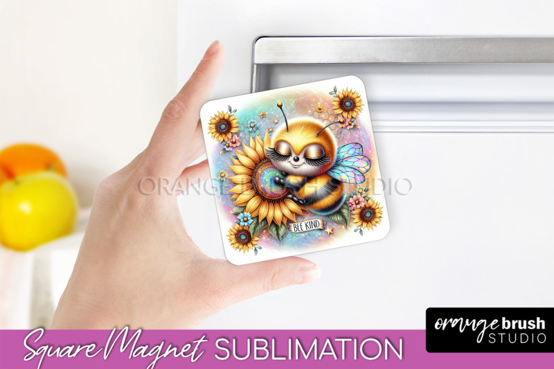 bee-magnet-sublimation-cute-bee-quote-magnet-design