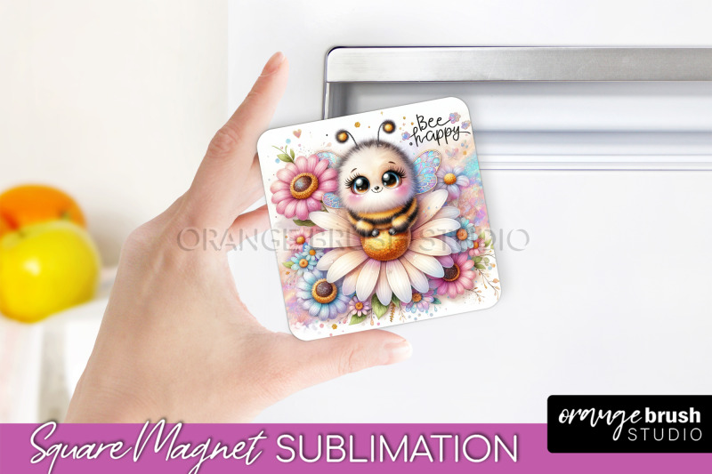 bee-magnet-sublimation-cute-bee-quote-magnet-design