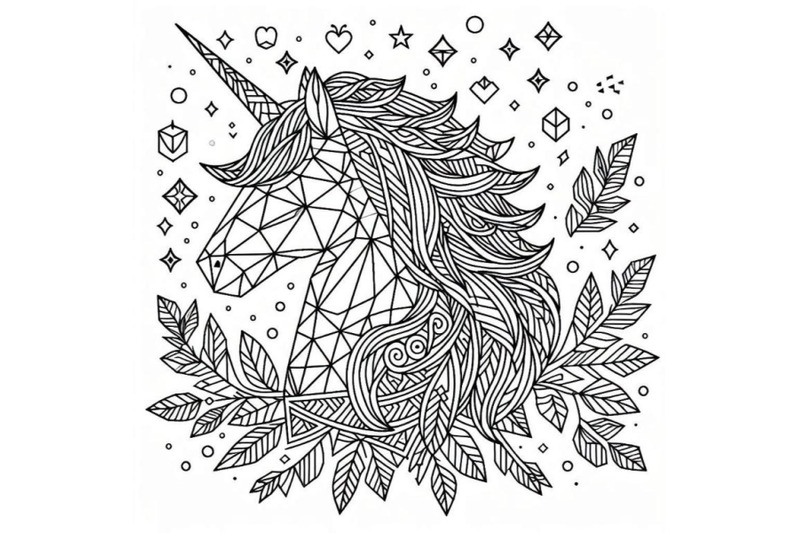 unicorn-line-art-for-children