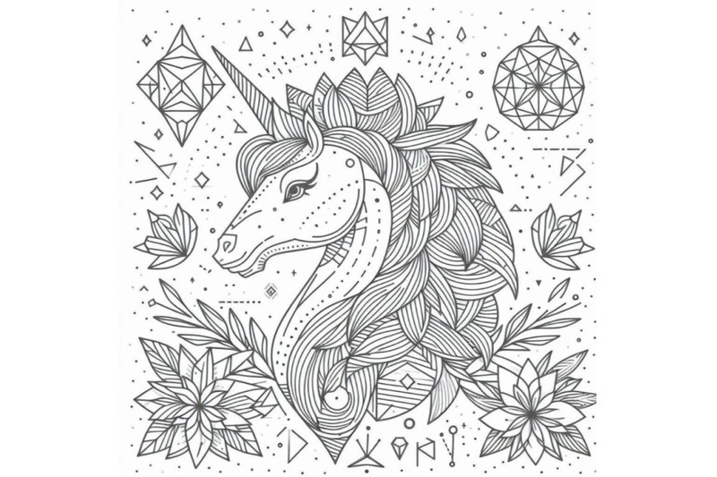 unicorn-line-art-for-children