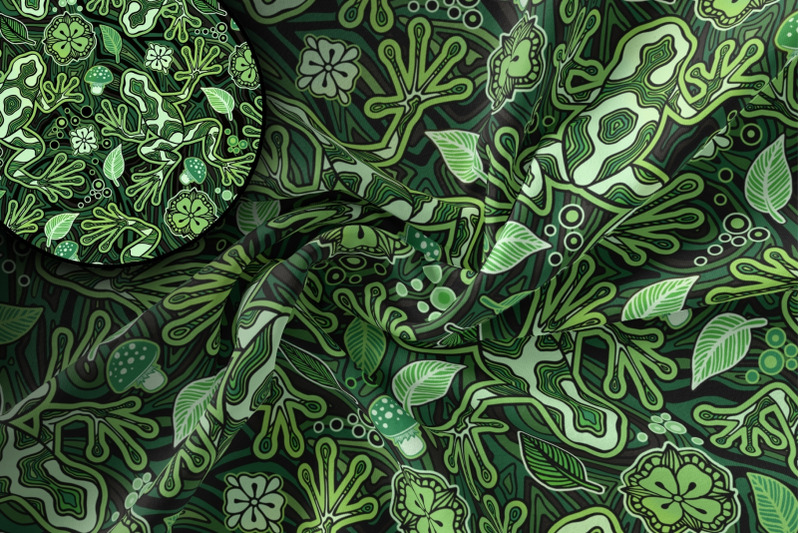 magic-frogs-line-art-patterns