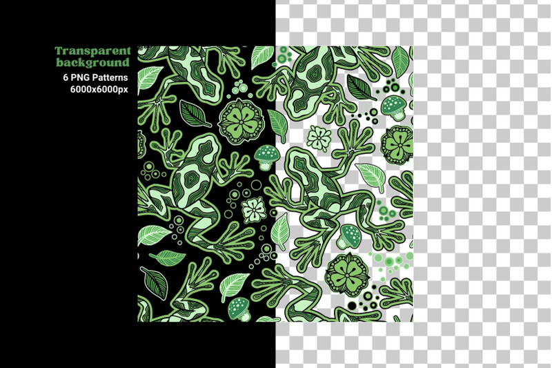 magic-frogs-line-art-patterns