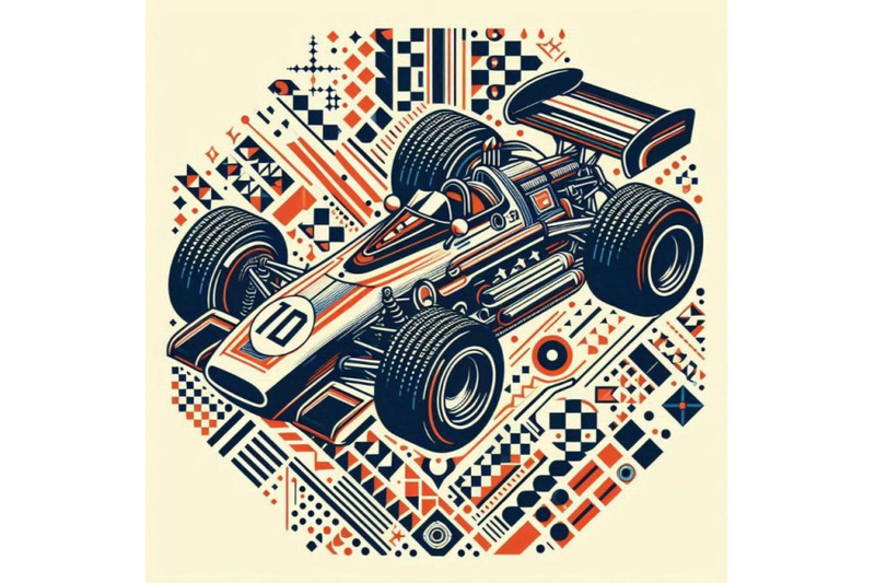 retro-race-car-vintage-vector-symbo