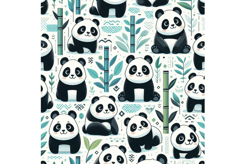 pandas-asia-cute-panda-family-and