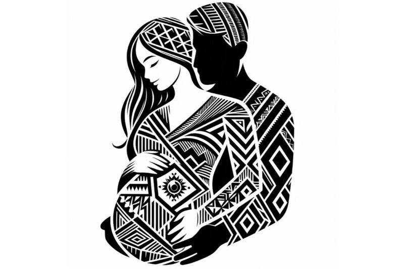 silhouette-of-pregnant-woman-with-a