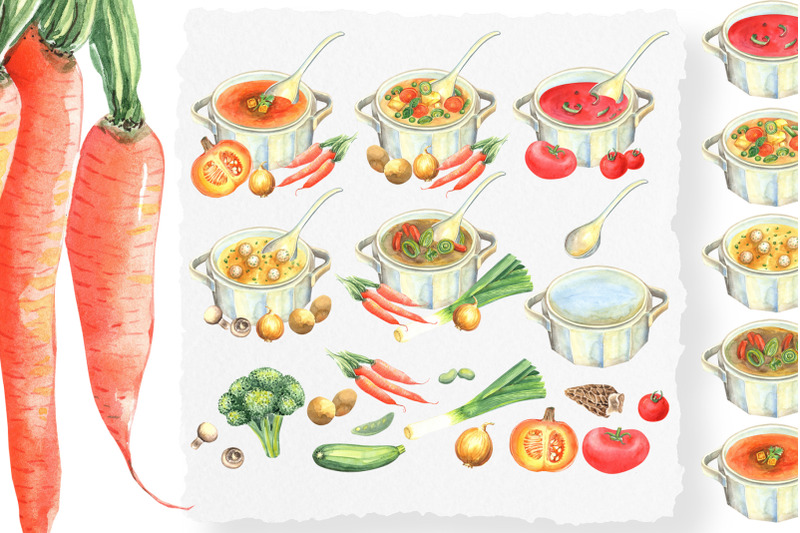 watercolor-vegetarian-soup-clipart