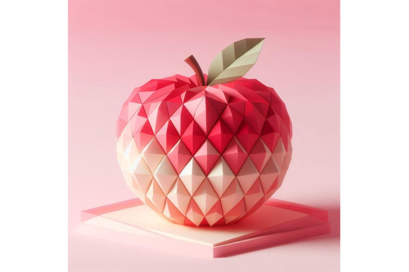 apple-pink-background-3d