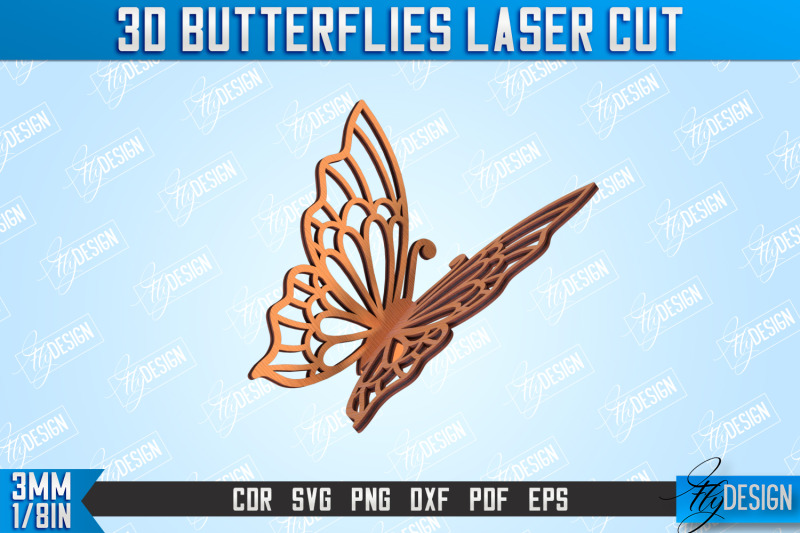 3d-butterflies-summer-design-decorative-butterflies-cnc-file