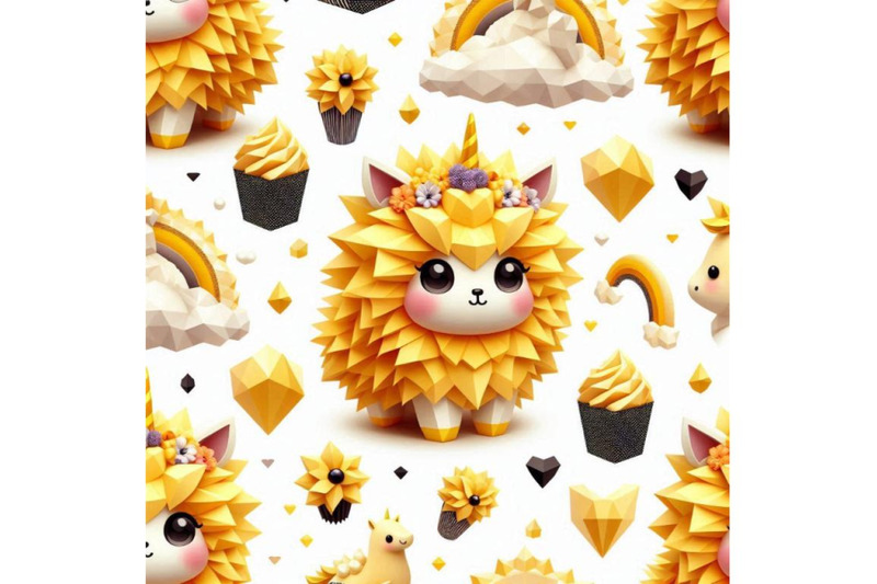 cute-fluffy-yellow-unicorn-black-backgrou