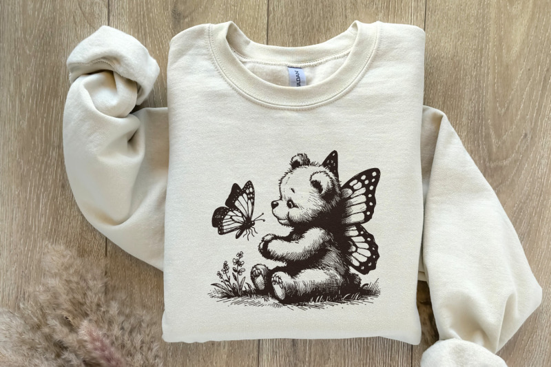 adorable-bear-with-butterfly-wings-png-vintage-animal-sketch-cute-self-care-amp-sarcastic-sayings-funny-tshirt-quotes-download