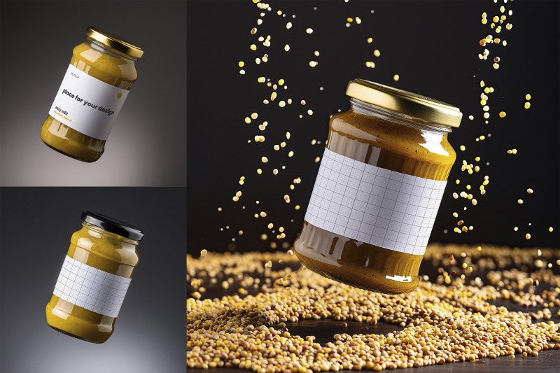 mustard-jars-labels-mockups