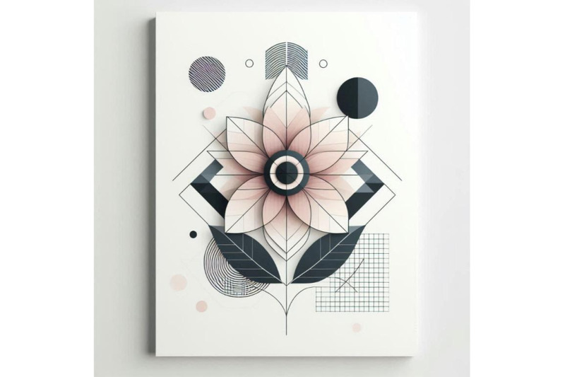 minimal-flower-poster