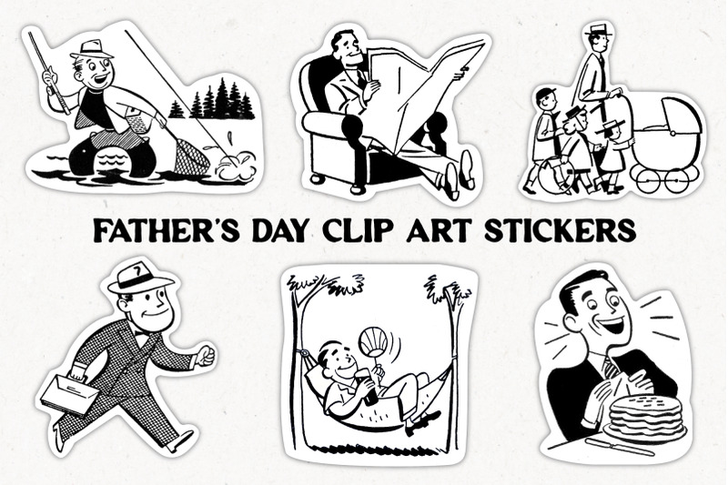 father-039-s-day-clip-art-stickers