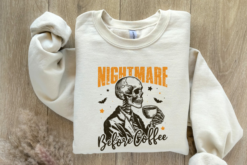 nightmare-before-coffee-png-retro-halloween-png-for-shirts-halloween-design-sublimation-download-fall-design-halloween-shirt-png