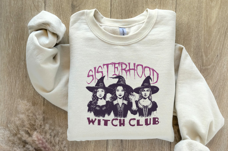 sisterhood-witch-club-png-retro-halloween-spooky-season-gothic-witchy-coquette-digital-sublimation-design-for-girls