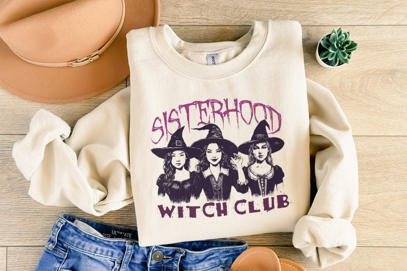 sisterhood-witch-club-png-retro-halloween-spooky-season-gothic-witchy-coquette-digital-sublimation-design-for-girls