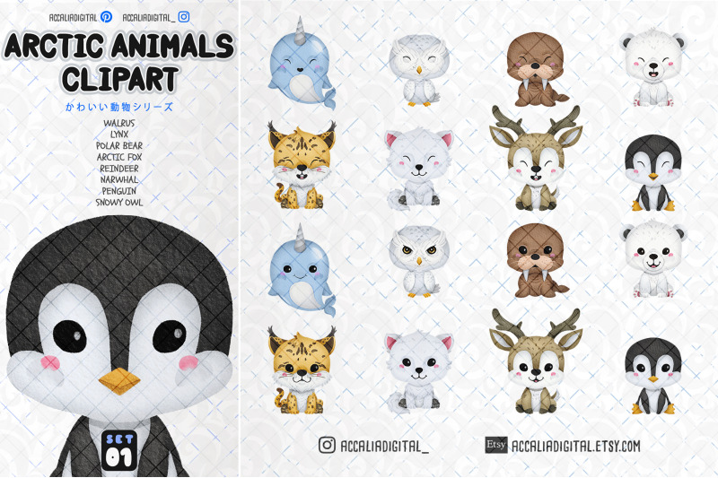 cute-arctic-animals-clipart