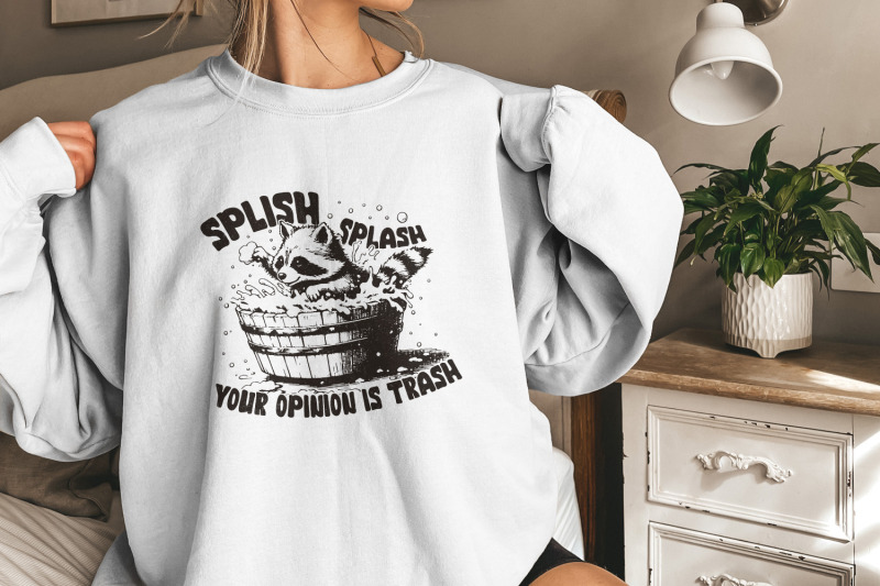 splish-splash-your-opinion-is-trash-png-funny-raccoon-sarcastic-shirt-design-adult-humor-trendy-dopamine-design-sublimation-png