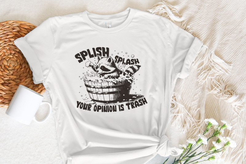 splish-splash-your-opinion-is-trash-png-funny-raccoon-sarcastic-shirt-design-adult-humor-trendy-dopamine-design-sublimation-png