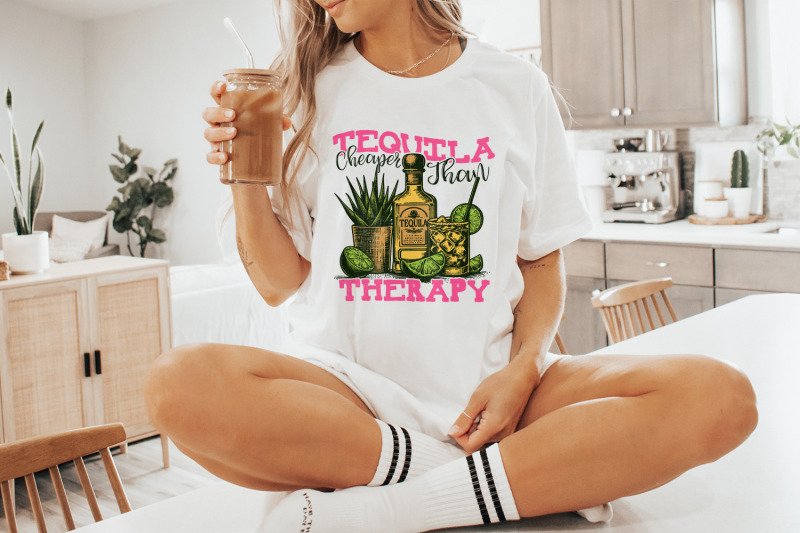 tequila-therapy-png-summer-tequila-sublimation-beach-vibes-retro-summer-cheaper-than-therapy-cinco-de-mayo-digital-download