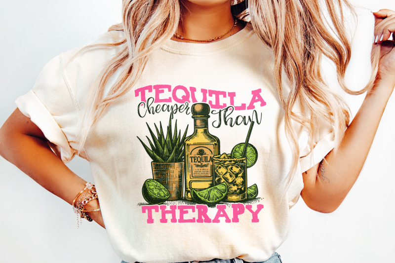 tequila-therapy-png-summer-tequila-sublimation-beach-vibes-retro-summer-cheaper-than-therapy-cinco-de-mayo-digital-download