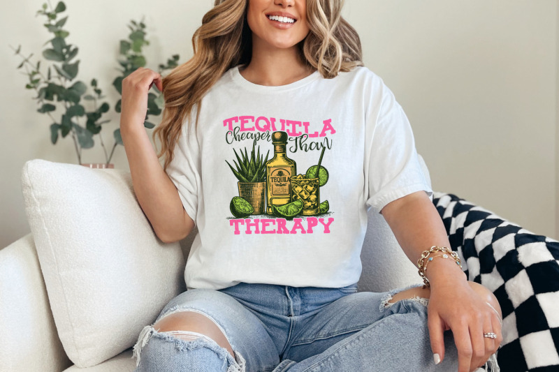 tequila-therapy-png-summer-tequila-sublimation-beach-vibes-retro-summer-cheaper-than-therapy-cinco-de-mayo-digital-download