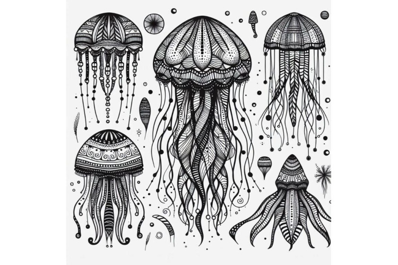 hand-drawn-vector-jellyfish-sea