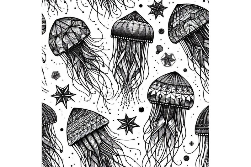 hand-drawn-vector-jellyfish-sea