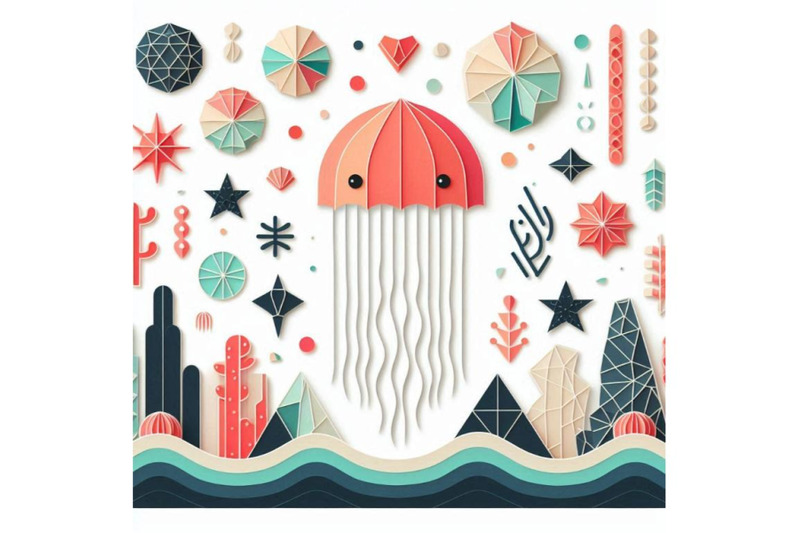 solated-cute-jellyfish-paper-art-l