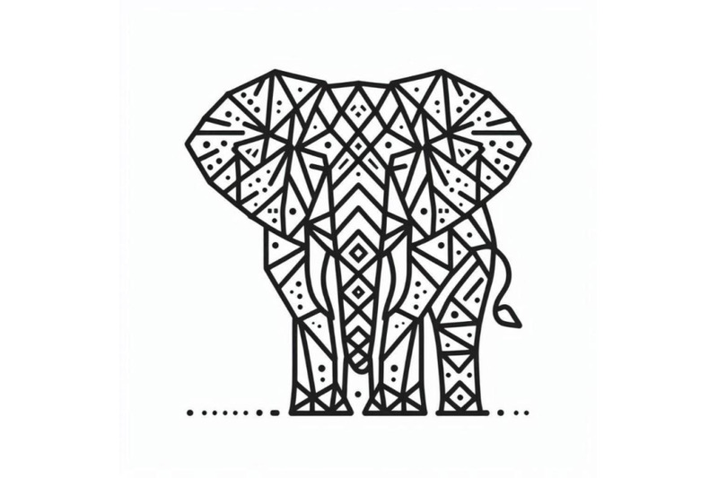 hand-drawn-elephant-icon-one-li