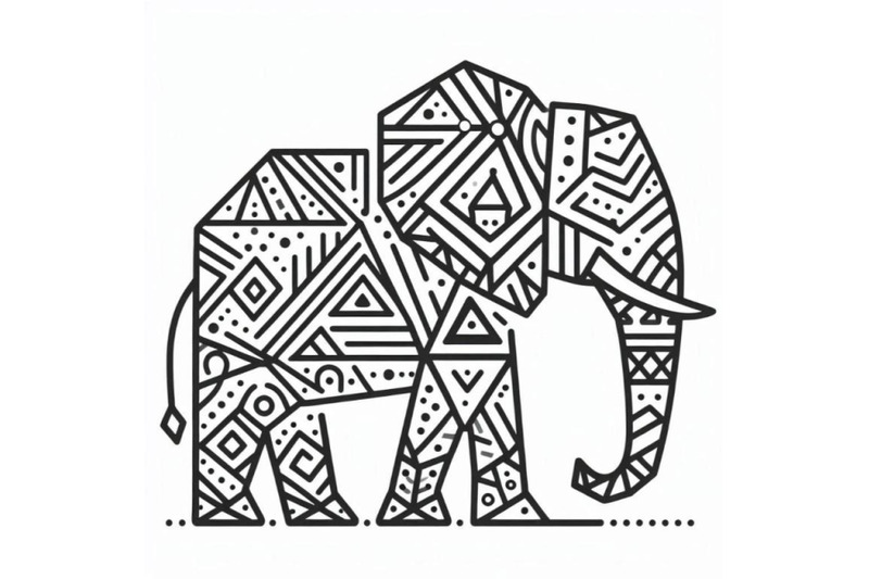 hand-drawn-elephant-icon-one-li