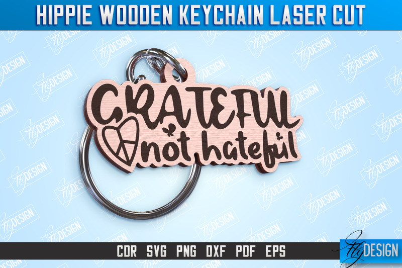 hippie-wooden-keychain-hippie-style-retro-vibes-cnc-file