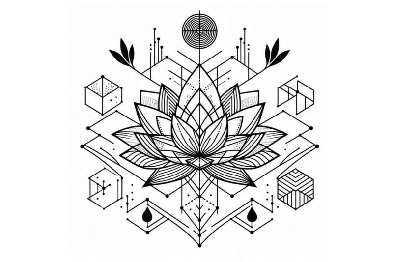 trendy-lotus-line-art-vector-mini