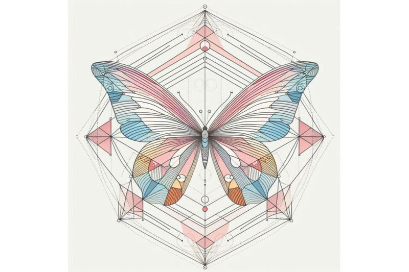 a-butterfly-line-art-and-pastel-a