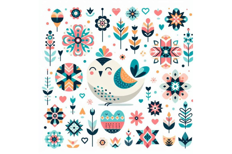 cute-bird-decorated-with-flower