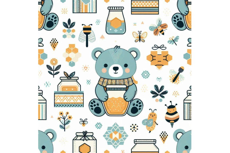 cute-bear-holding-honey-jar