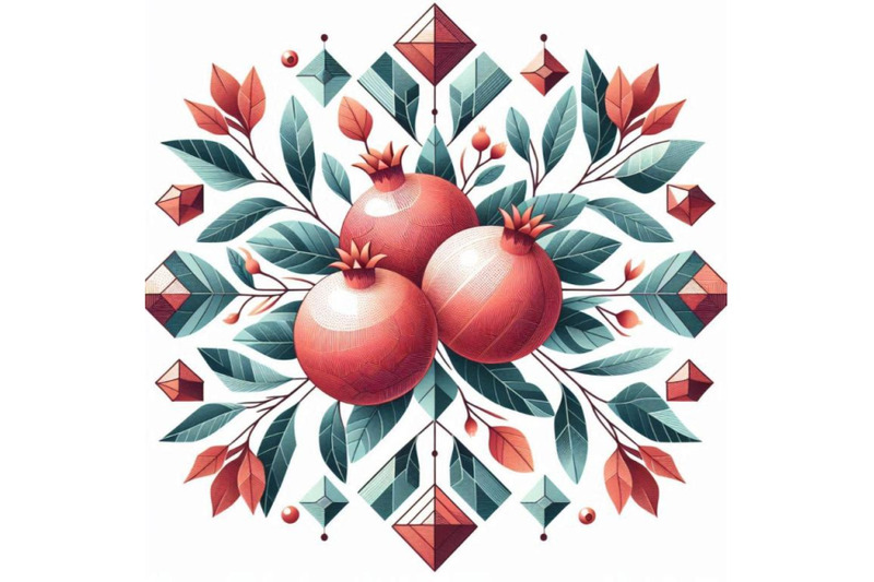 pomegranates-on-a-branch-with