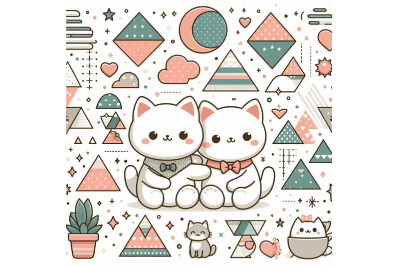 cute-cartoon-couple-cat