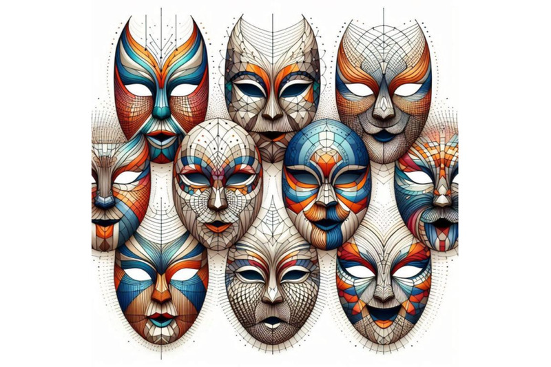 theatrical-masks-theatrical-mas