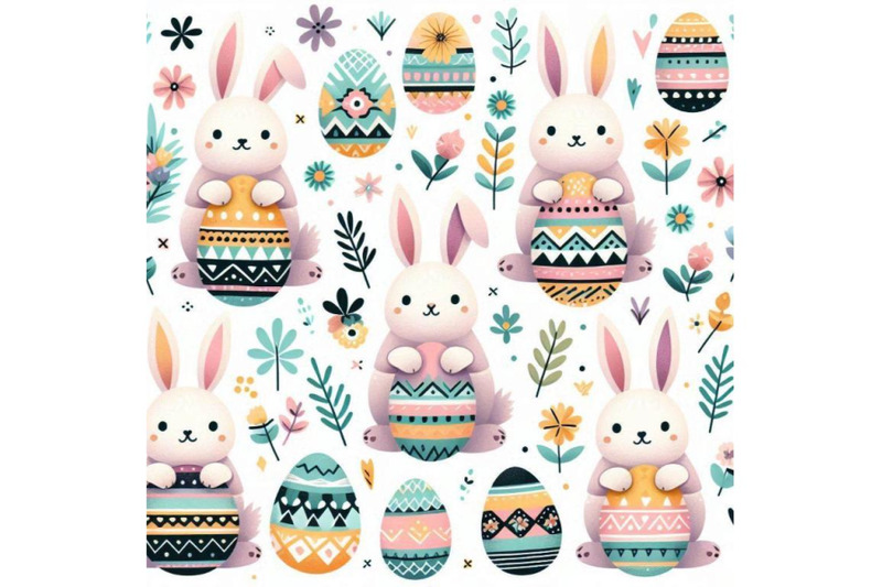 cute-easter-bunny-with-painted