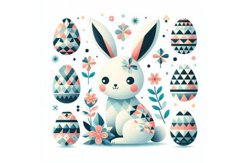 cute-easter-bunny-with-painted