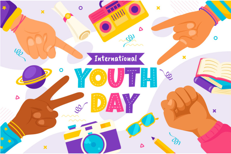 11-international-youth-day-illustration