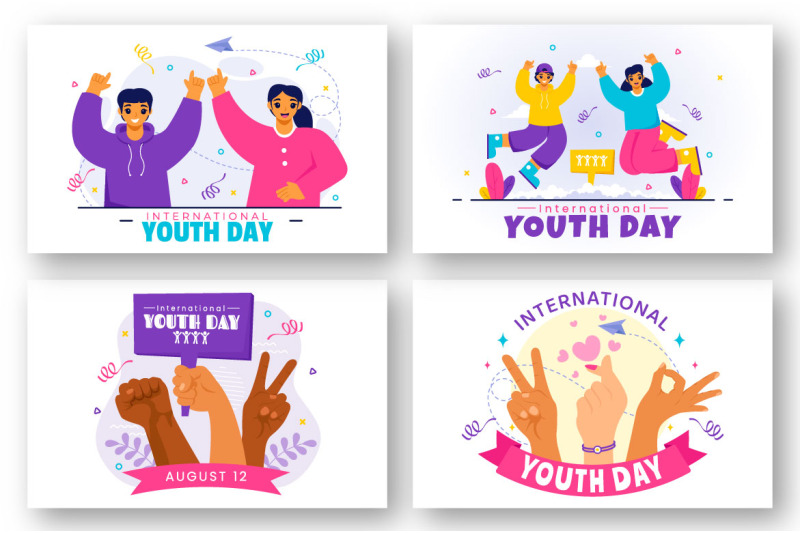 11-international-youth-day-illustration